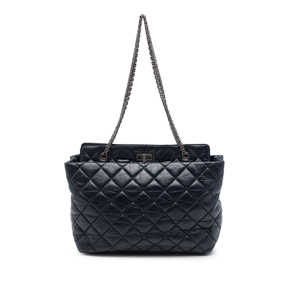 Pre-Loved Chanel Quilted Aged Calfskin Reissue 2.55 Tote